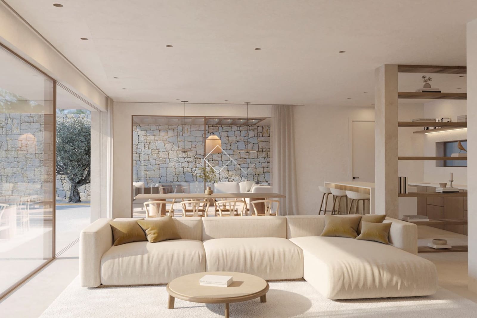 3 soveværelse Semi-Rækkehus til salg i Moraira med swimmingpool garage - € 1.690.000 (Ref: 8074041)