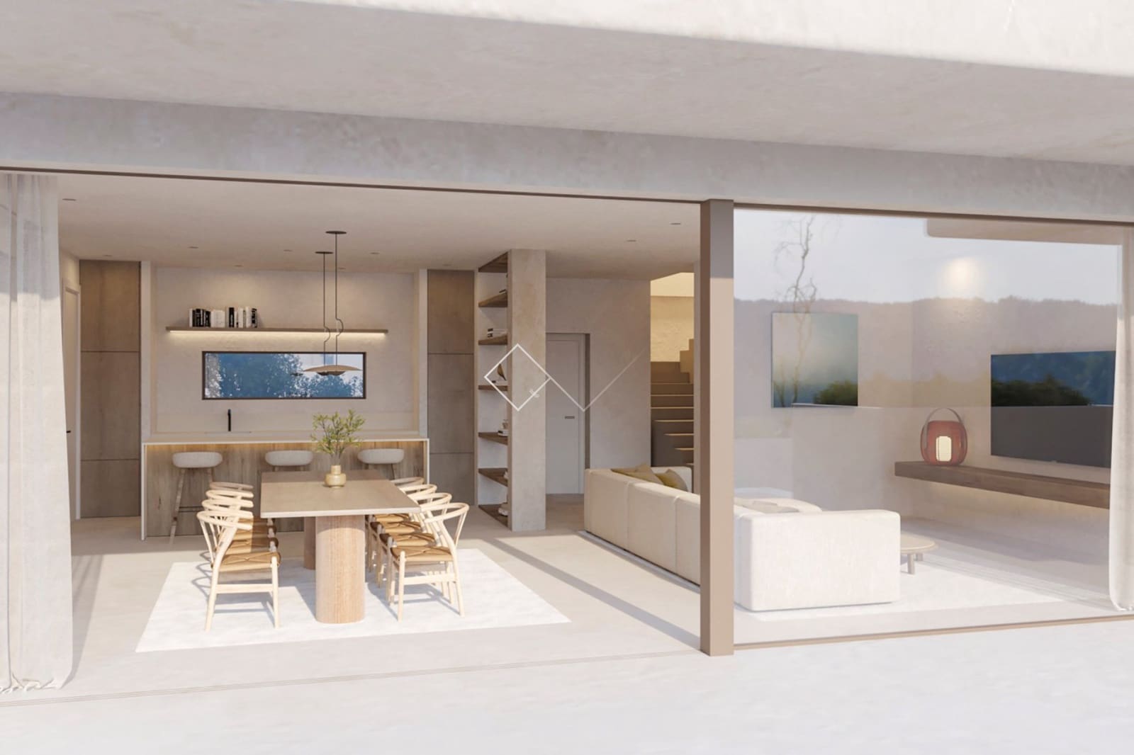 3 soveværelse Semi-Rækkehus til salg i Moraira med swimmingpool garage - € 1.690.000 (Ref: 8074041)