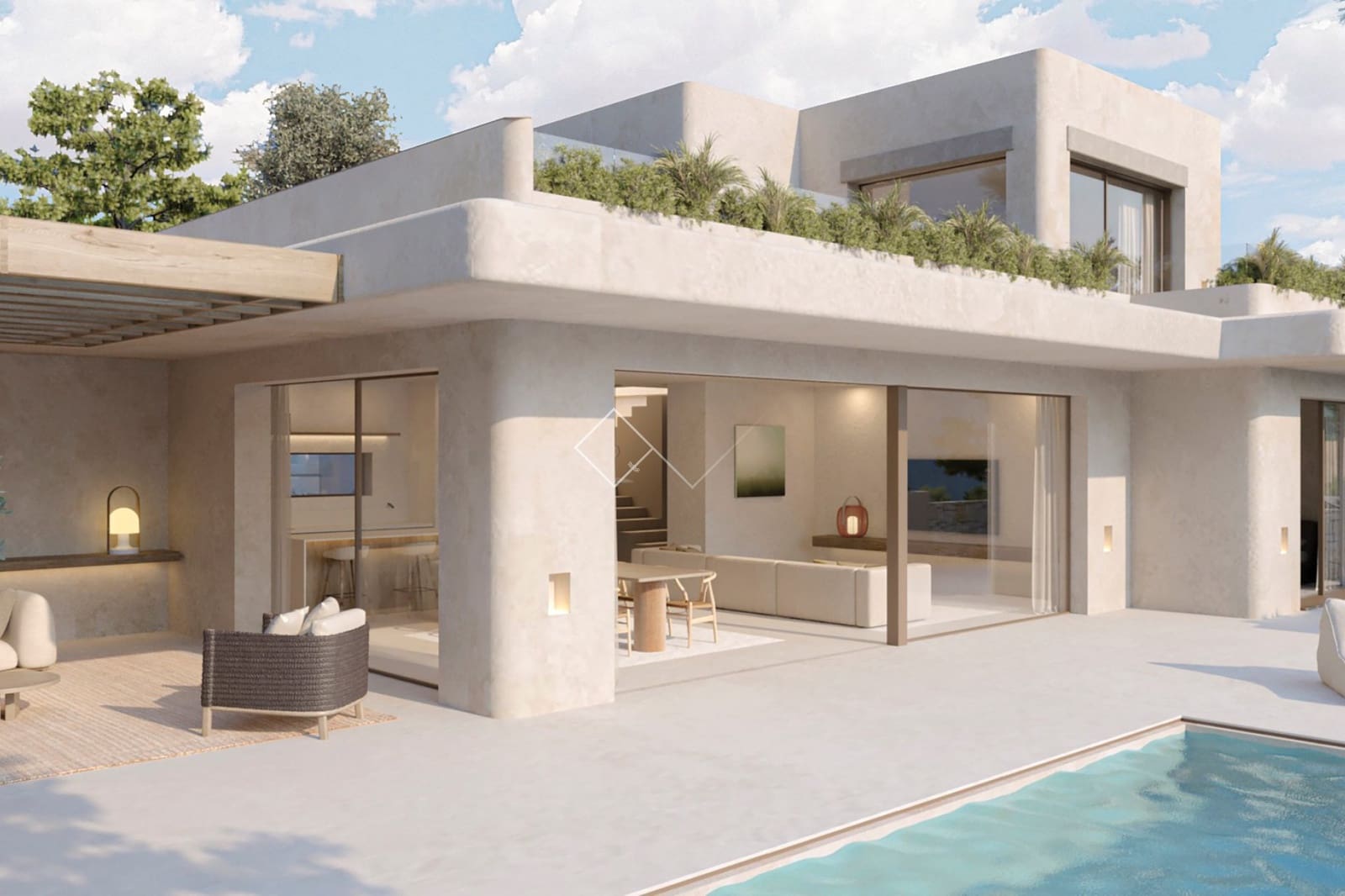 3 soveværelse Semi-Rækkehus til salg i Moraira med swimmingpool garage - € 1.690.000 (Ref: 8074041)