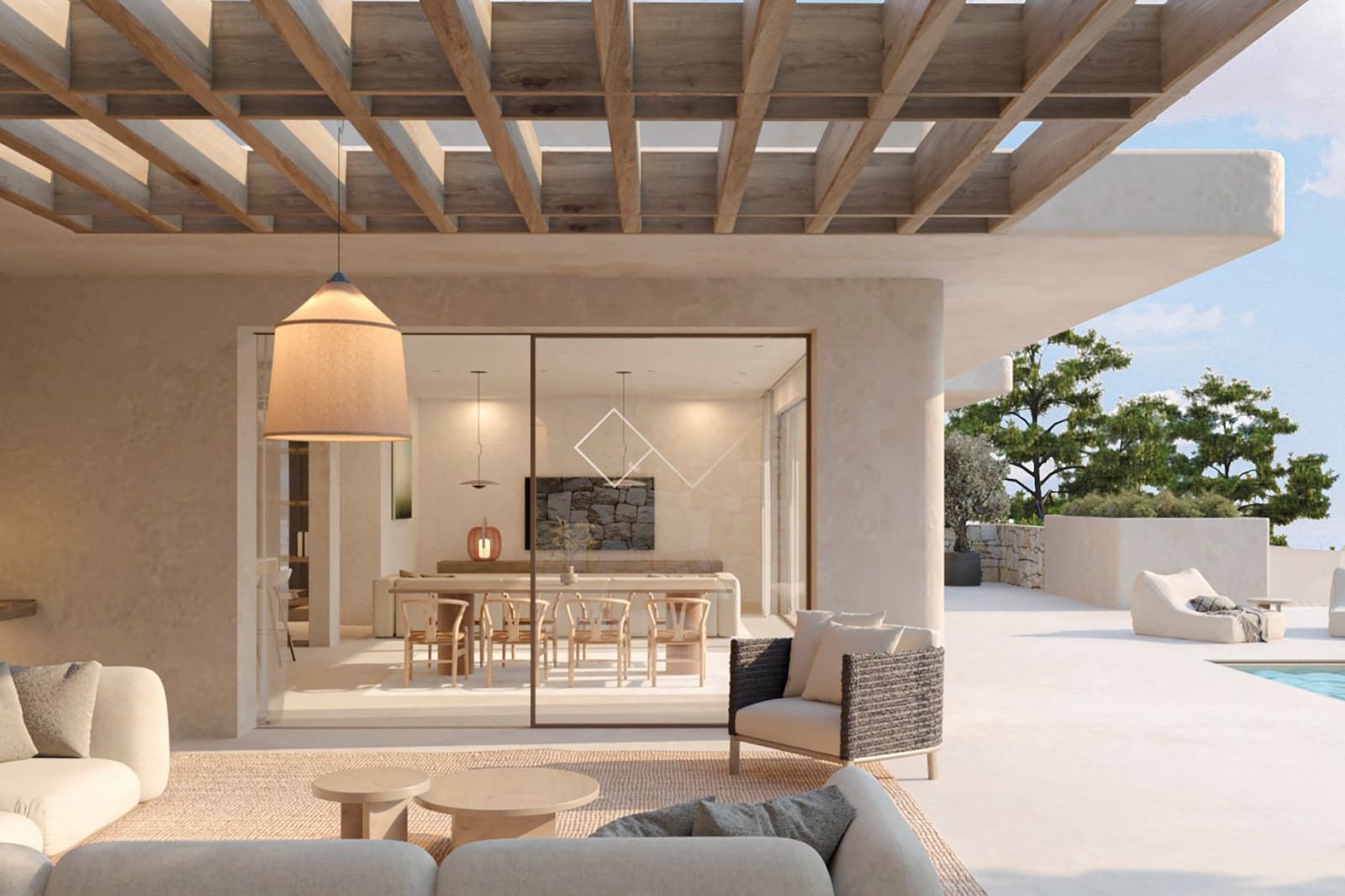 3 soveværelse Semi-Rækkehus til salg i Moraira med swimmingpool garage - € 1.690.000 (Ref: 8074041)