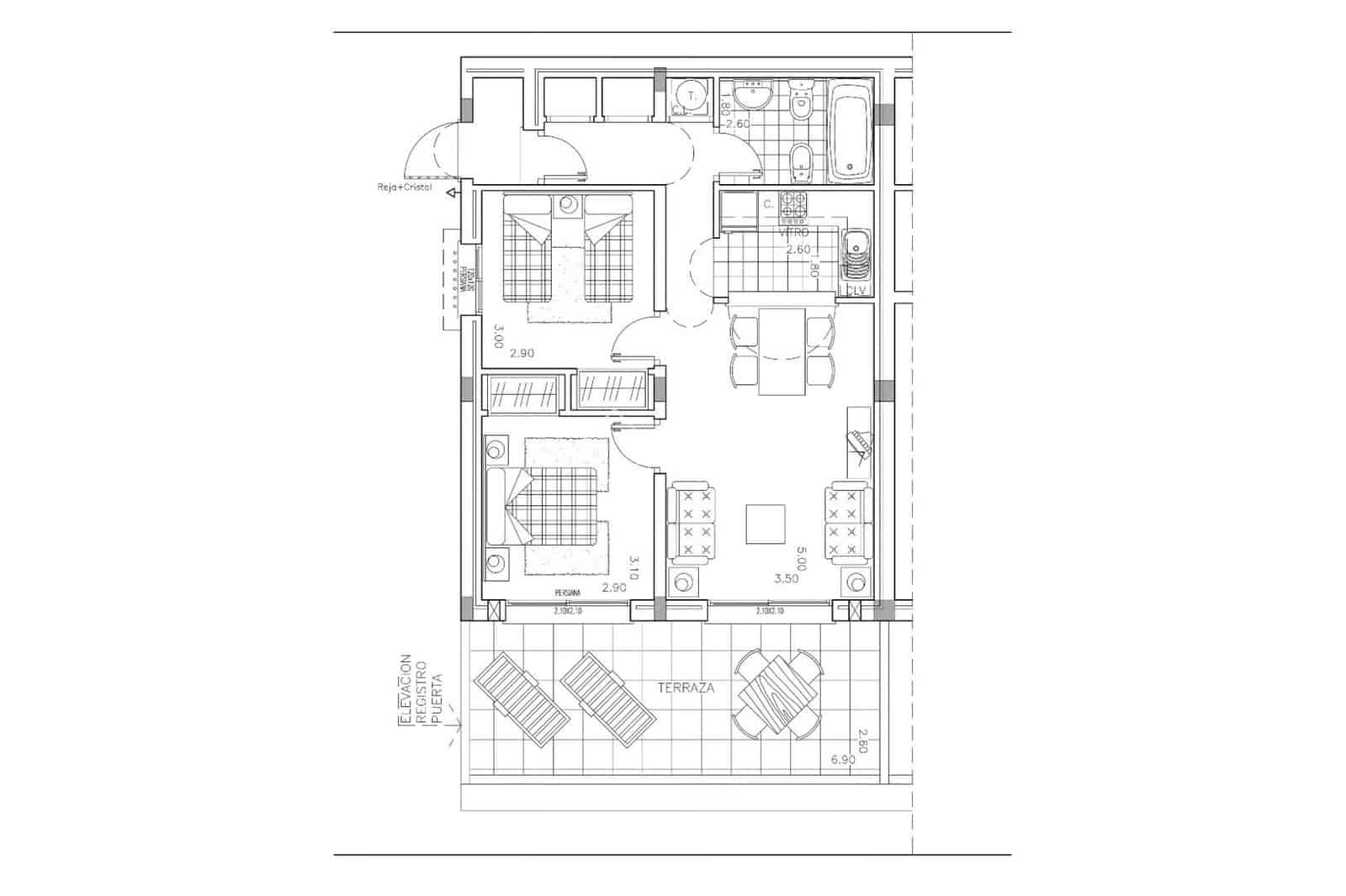 2 bedroom Apartment for sale in Benitachell / Benitatxell with pool - € 320,000 (Ref: 9019233)
