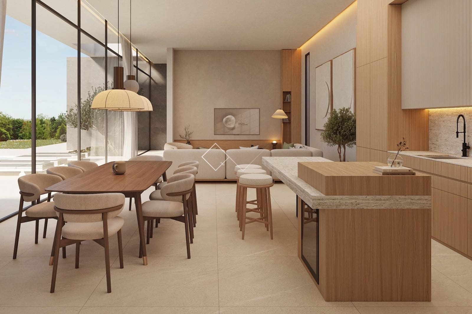 Villa for sale in Calpe / Calp with pool garage - € 1,525,000 (Ref: 9219137)