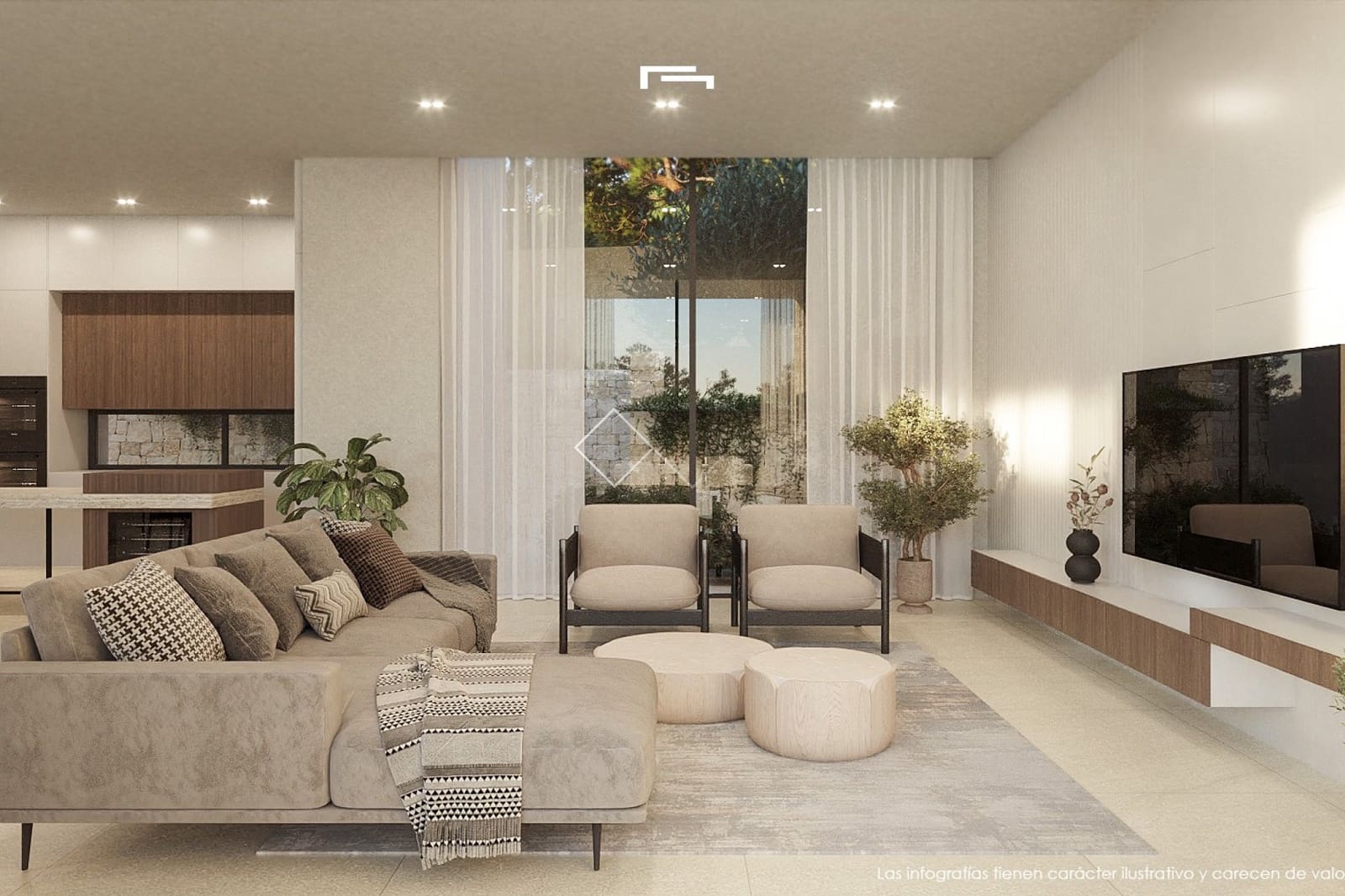 3 makuuhuone Huvila myytävänä paikassa Benissa mukana uima-altaan 
autotalli - 1 890 000 € (Ref: 9220315)