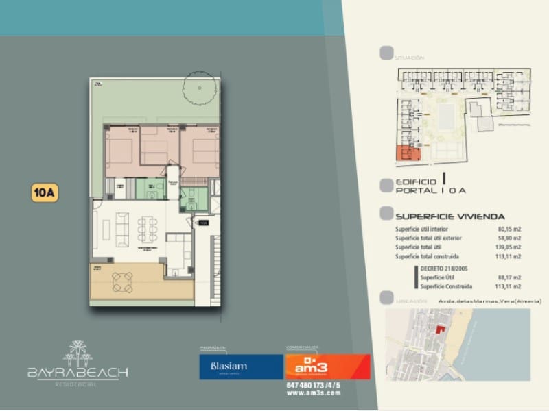 Strandlejlighed til salg i Vera - € 426.600 (Ref: 8122780)