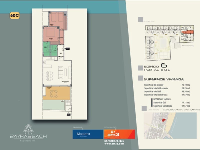 Strandlejlighed til salg i Vera - € 426.600 (Ref: 8122780)