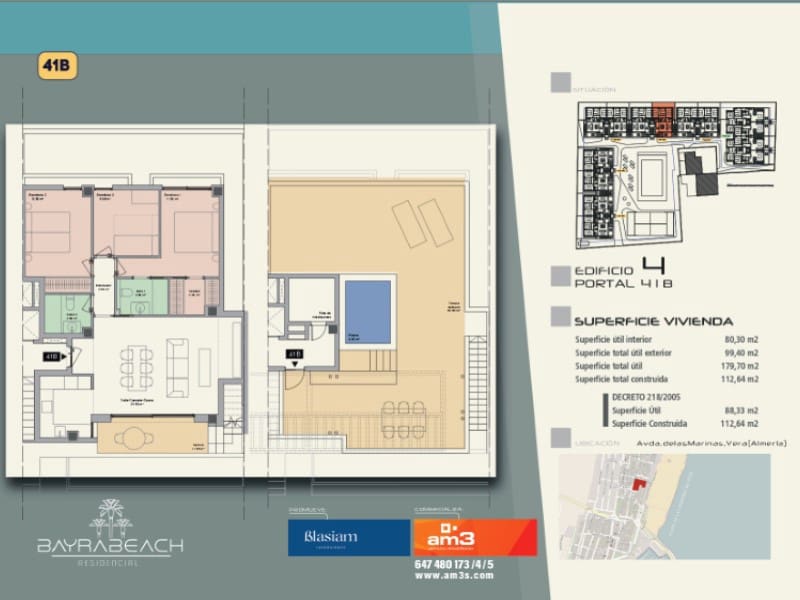 Strandlejlighed til salg i Vera - € 426.600 (Ref: 8122780)