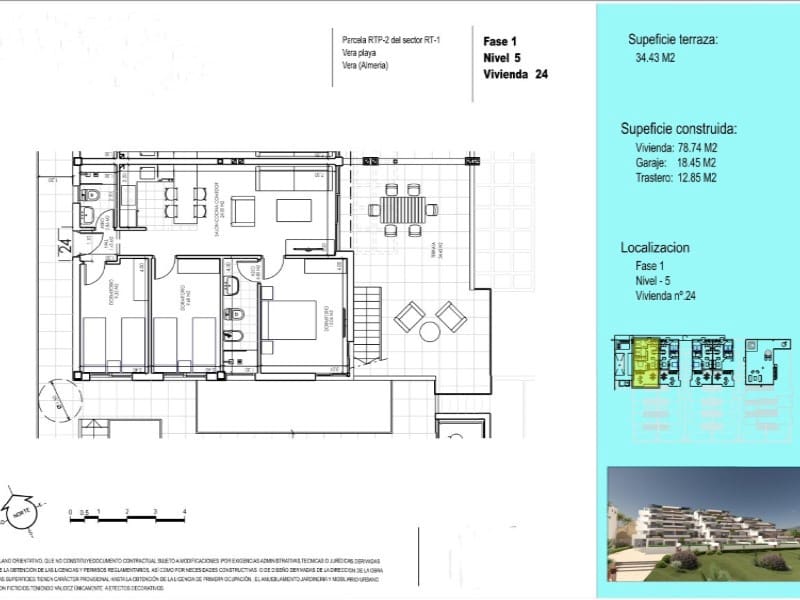 Apartment for sale in Vera with garage - € 261,000 (Ref: 8665740)