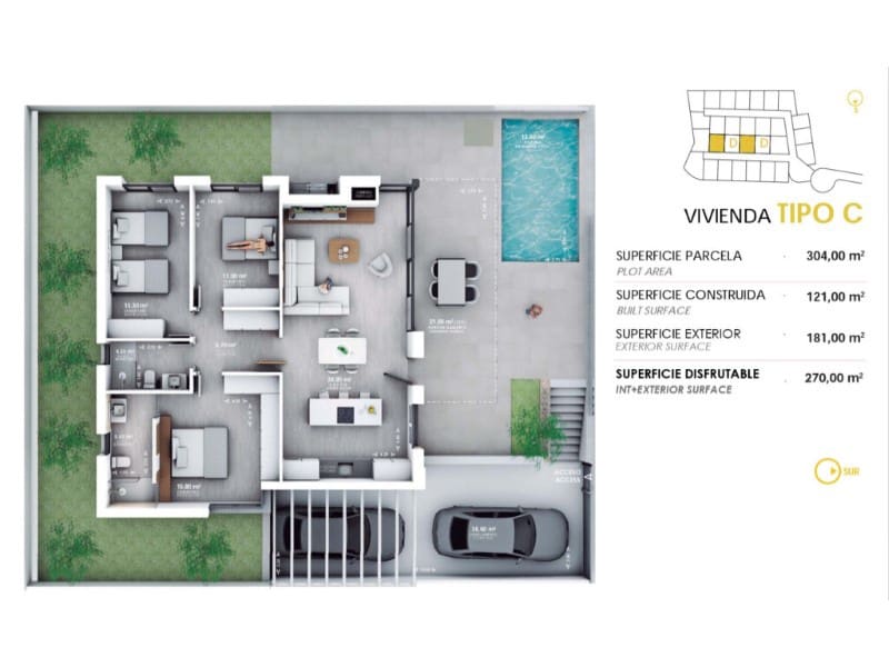 Huvila myytävänä paikassa Vera - 398 000 € (Ref: 8944292)