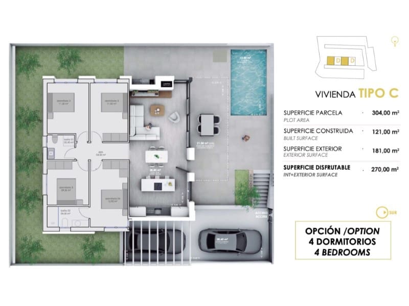 Huvila myytävänä paikassa Vera - 398 000 € (Ref: 8944292)