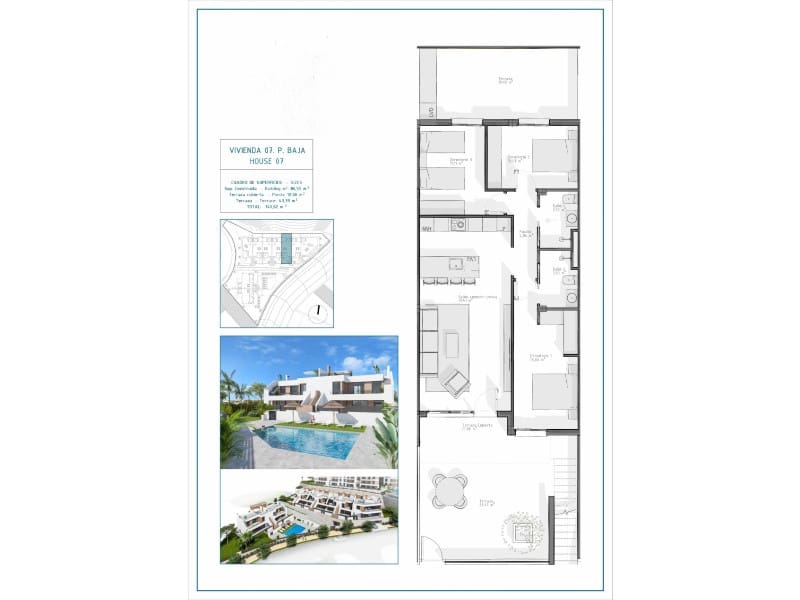 Bungalow for sale in Vera - € 268,500 (Ref: 9220507)