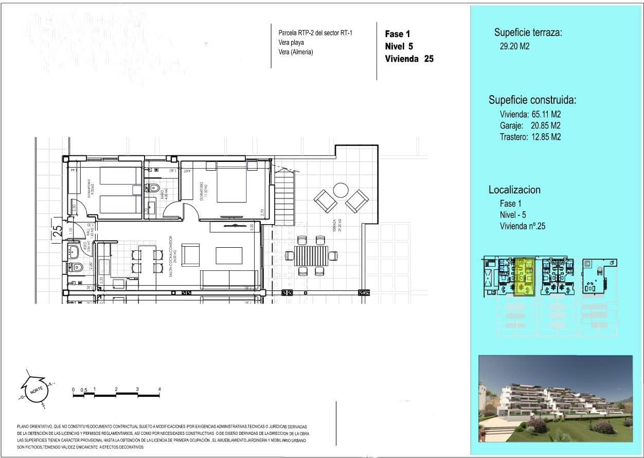 Apartment zu verkaufen in Vera mit Garage - 261.000 € (Ref: 9440763)