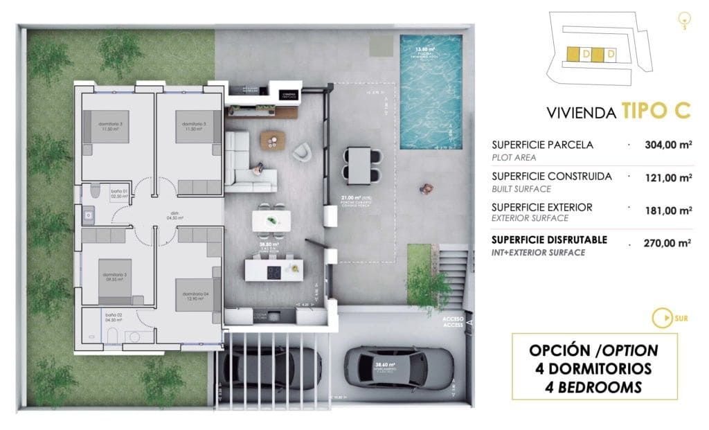 Villa til salgs i Vera - € 398 000 (Ref: 9440771)