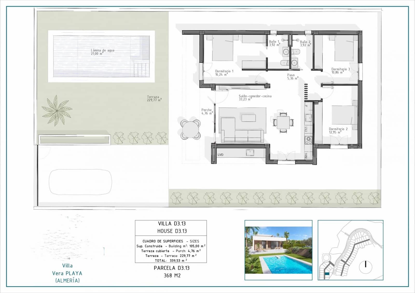 Villa/Maison à vendre à Puerto del Rey avec garage - 465 000 € (Ref: 9440785)