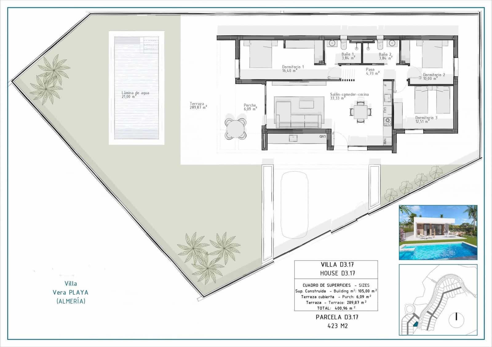 Villa/Maison à vendre à Puerto del Rey avec garage - 465 000 € (Ref: 9440785)