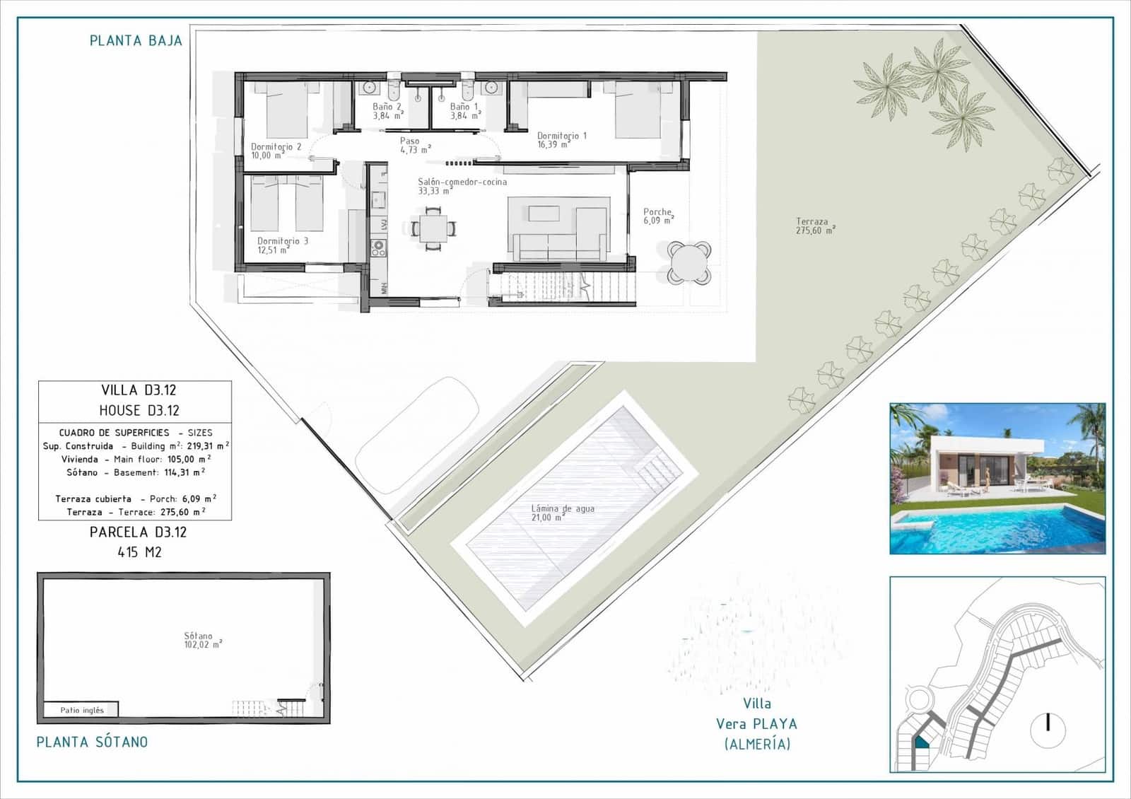 Villa/Maison à vendre à Puerto del Rey avec garage - 465 000 € (Ref: 9440785)