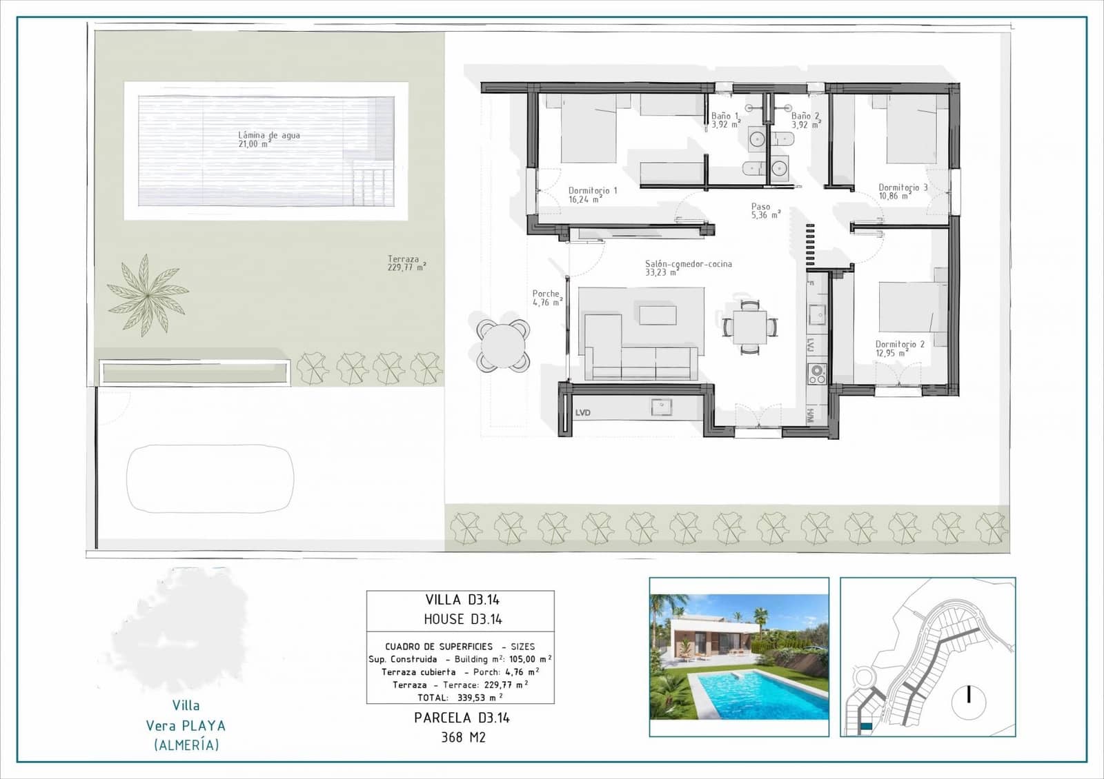 Villa/Maison à vendre à Puerto del Rey avec garage - 465 000 € (Ref: 9440785)