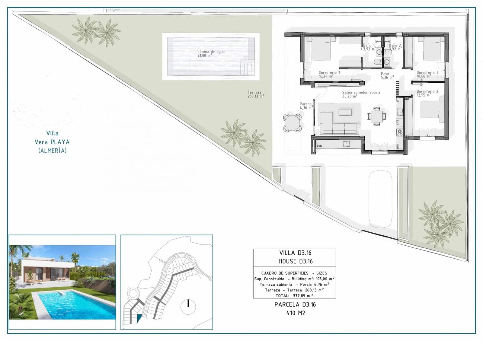 Villa/Maison à vendre à Puerto del Rey avec garage - 465 000 € (Ref: 9440785)