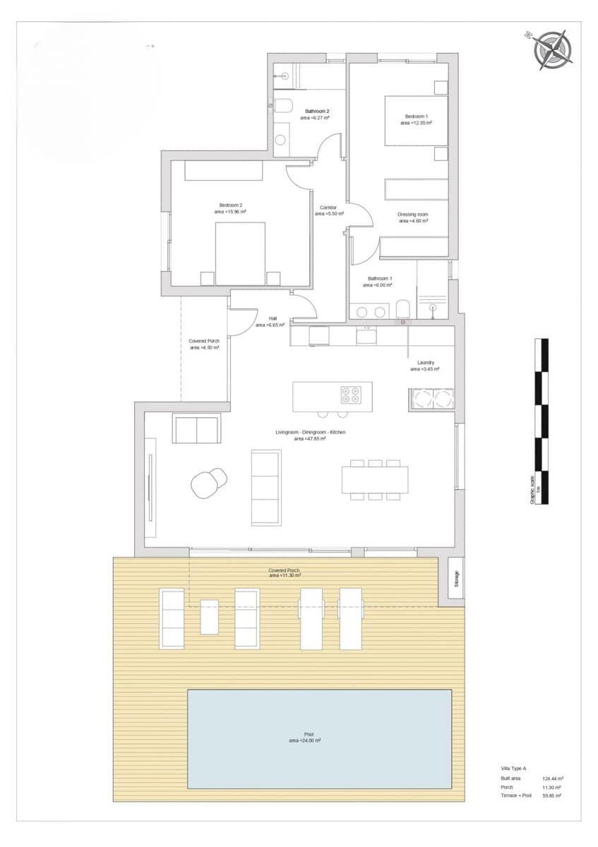 2 soverom Villa til salgs i Vera med svømmebasseng - € 499 000 (Ref: 9440789)