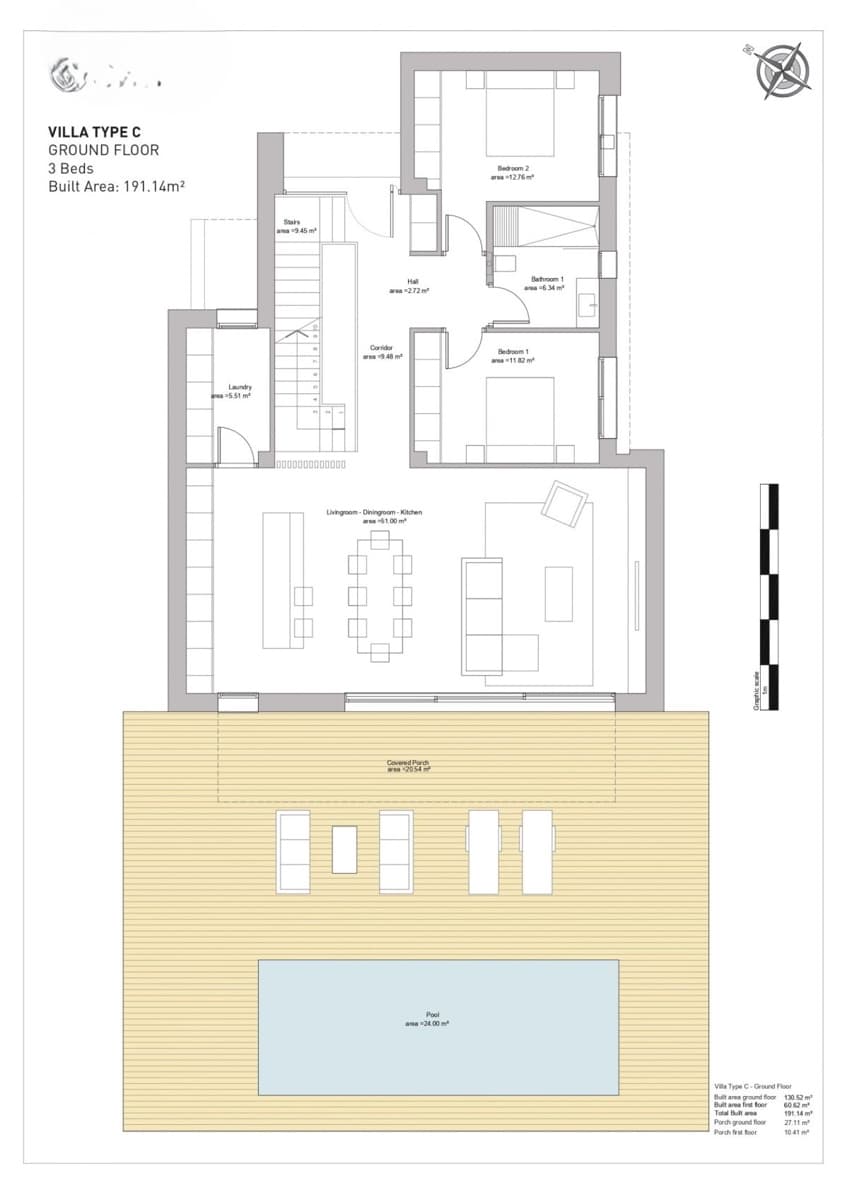 3 soverom Villa til salgs i Vera med svømmebasseng garasje - € 674 000 (Ref: 9440792)