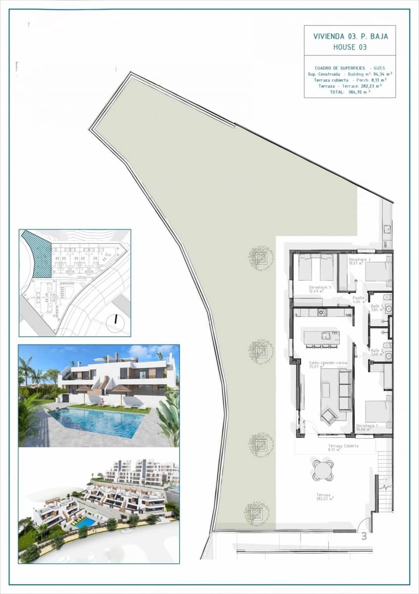 Bungalow til salgs i Vera - € 268 500 (Ref: 9440801)