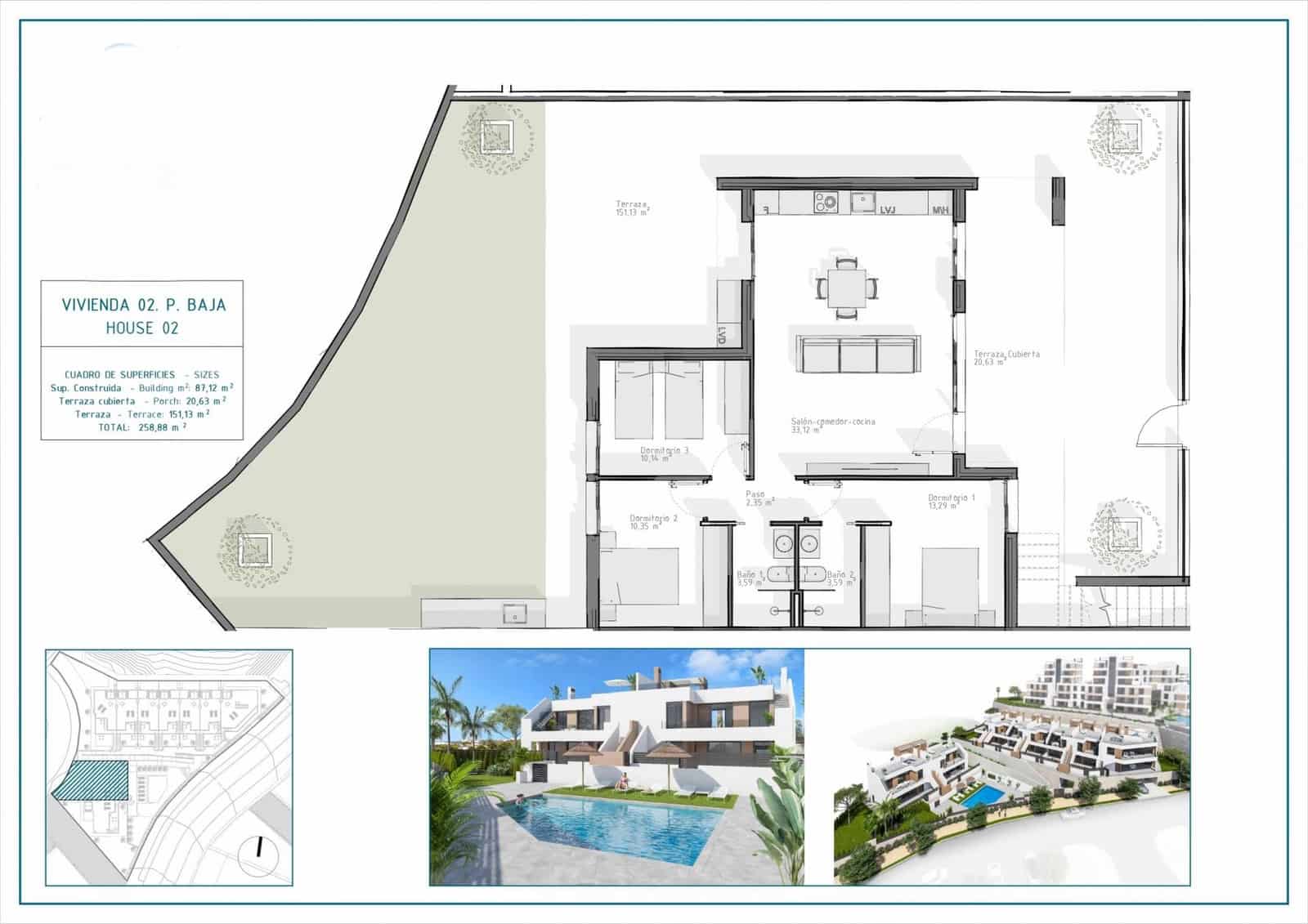 Bungalow til salgs i Vera - € 268 500 (Ref: 9440801)