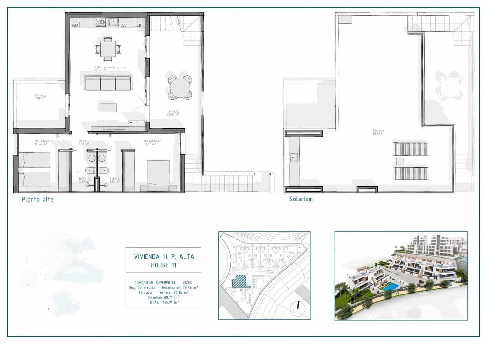Bungalow til salgs i Vera - € 268 500 (Ref: 9440801)