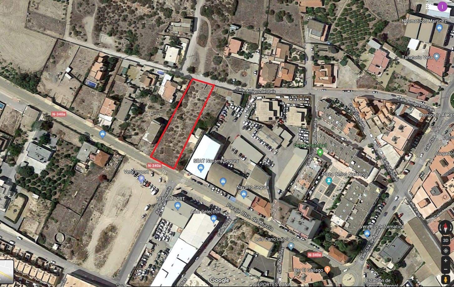 Byggetomt til salgs i Vera - € 220 000 (Ref: 9446558)