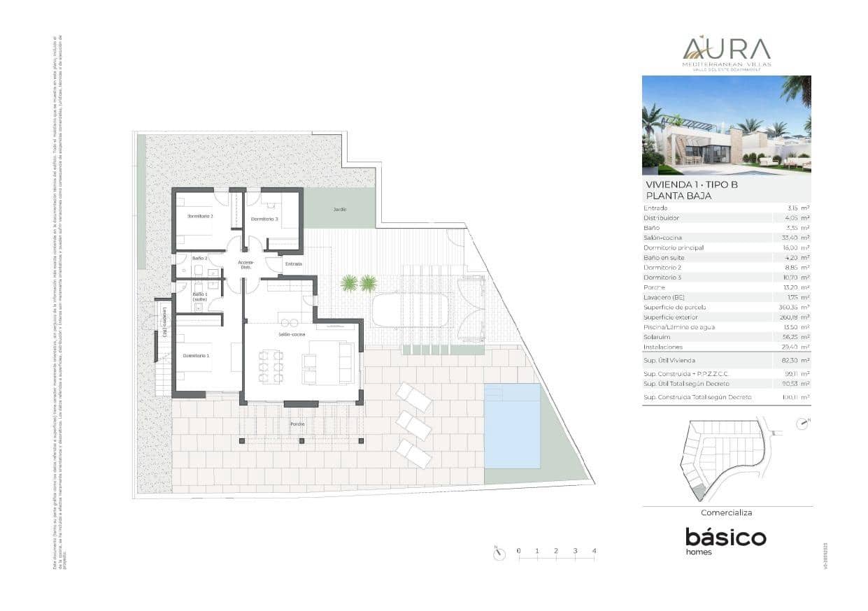 Chalet de 3 habitaciones en Valle del Este en venta - 385.000 € (Ref: 9466083)