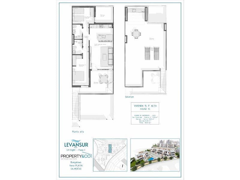 2 quarto Bungalow para venda em Vera - 304 900 € (Ref: 9698777)