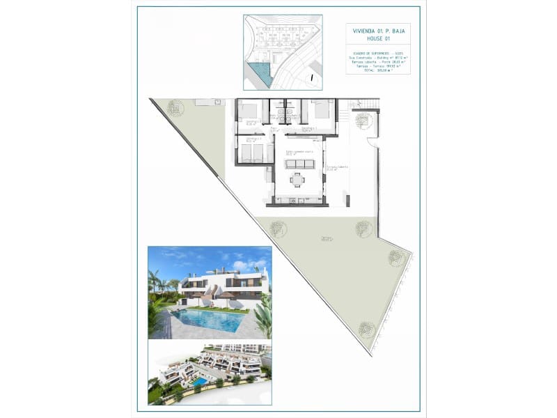 2 quarto Bungalow para venda em Vera - 304 900 € (Ref: 9698777)