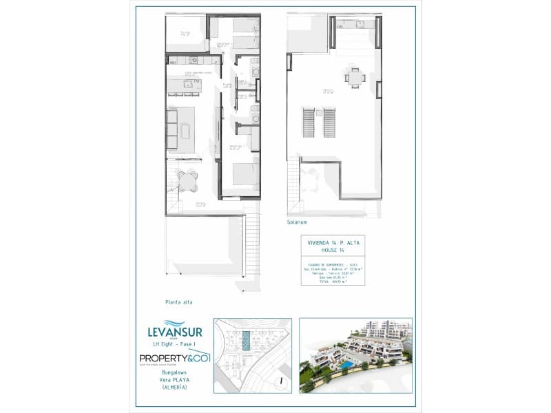 2 quarto Bungalow para venda em Vera - 304 900 € (Ref: 9698777)