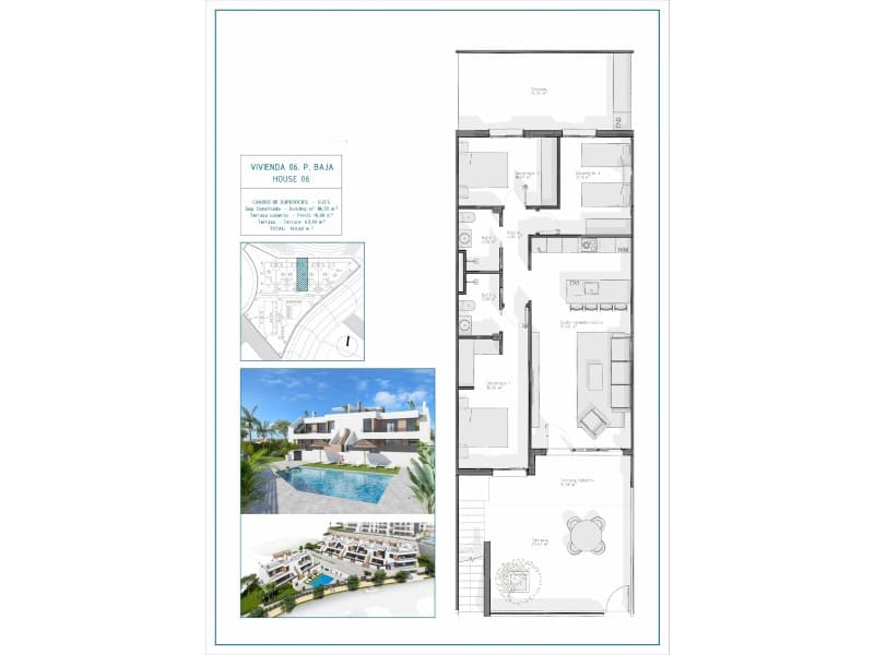 2 quarto Bungalow para venda em Vera - 304 900 € (Ref: 9698777)