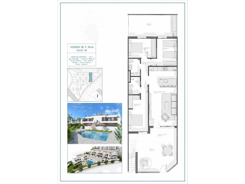 2 quarto Bungalow para venda em Vera - 304 900 € (Ref: 9698777)