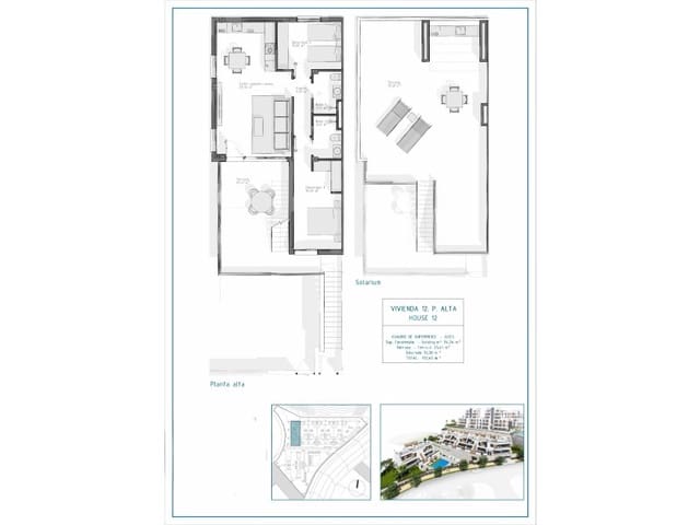 2 sovrum Bungalow till salu i Vera - 304 900 € (Ref: 9698777)