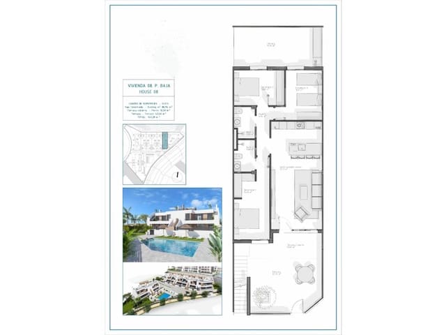 3 slaapkamer Bungalow te koop in Vera - € 268.500 (Ref: 9698781)