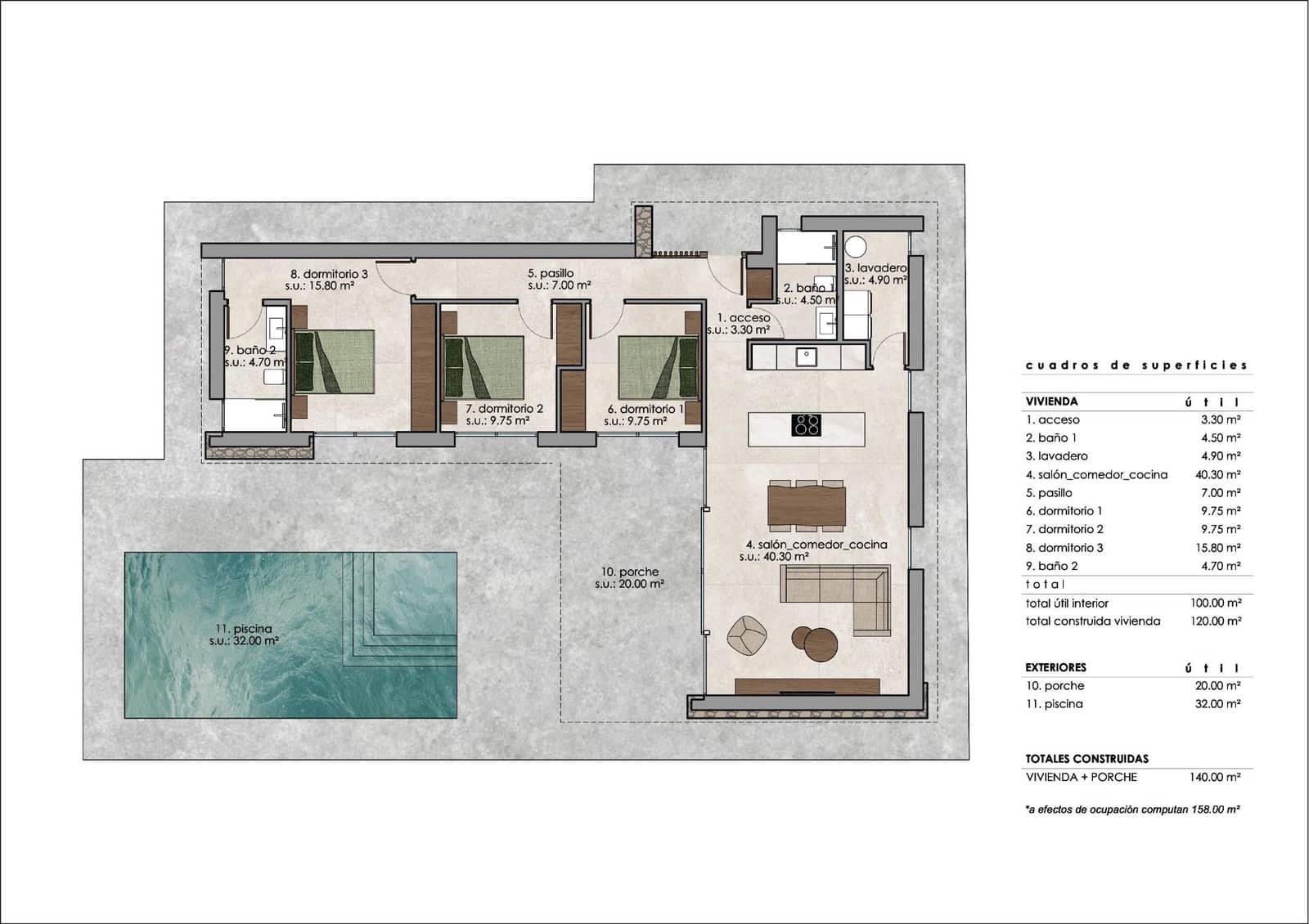 3 slaapkamer Villa te koop in Pinoso met zwembad - € 402.000 (Ref: 9758879)