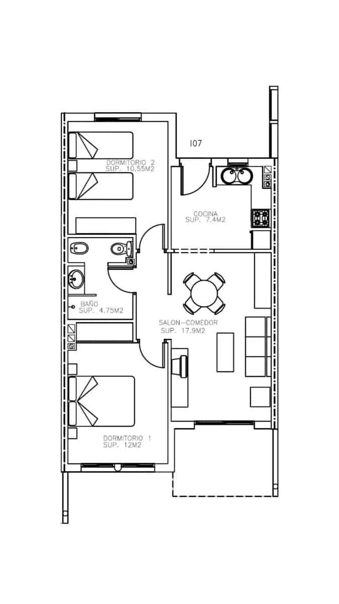 2 chambre Appartement à vendre à Los Collados avec piscine - 110 000 € (Ref: 9787464)