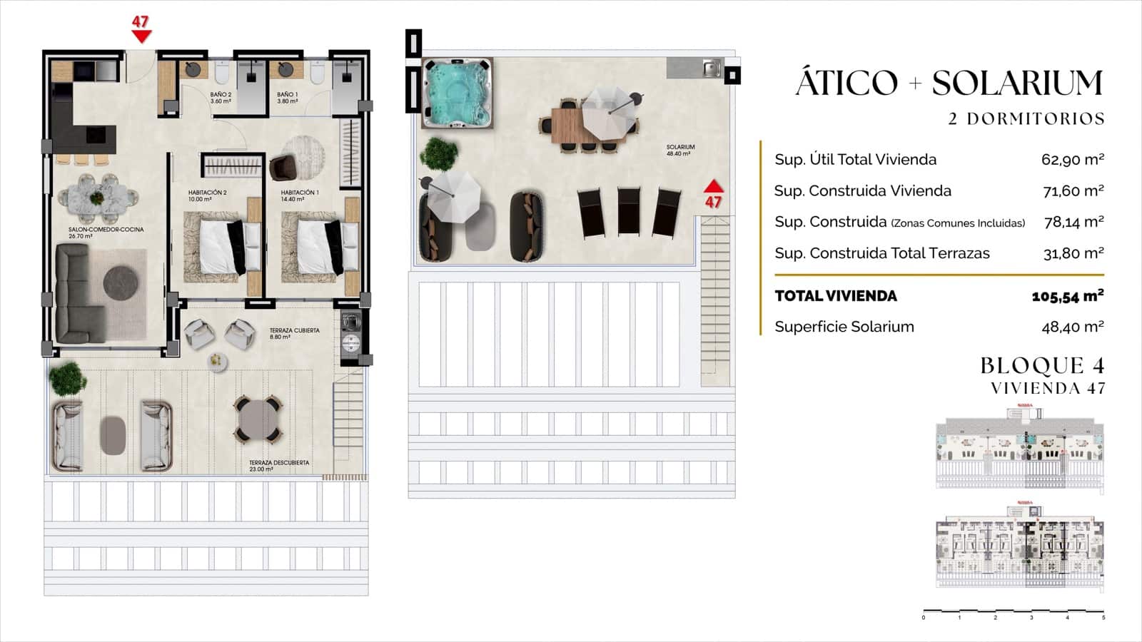 2 Zimmer Apartment zu verkaufen in Finestrat mit Pool - 335.000 € (Ref: 10184084)