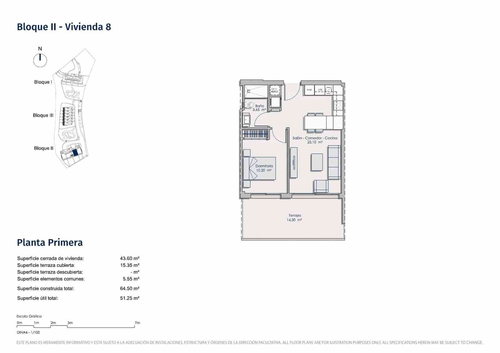 1 chambre Appartement à vendre à Finestrat avec piscine - 289 000 € (Ref: 10184087)