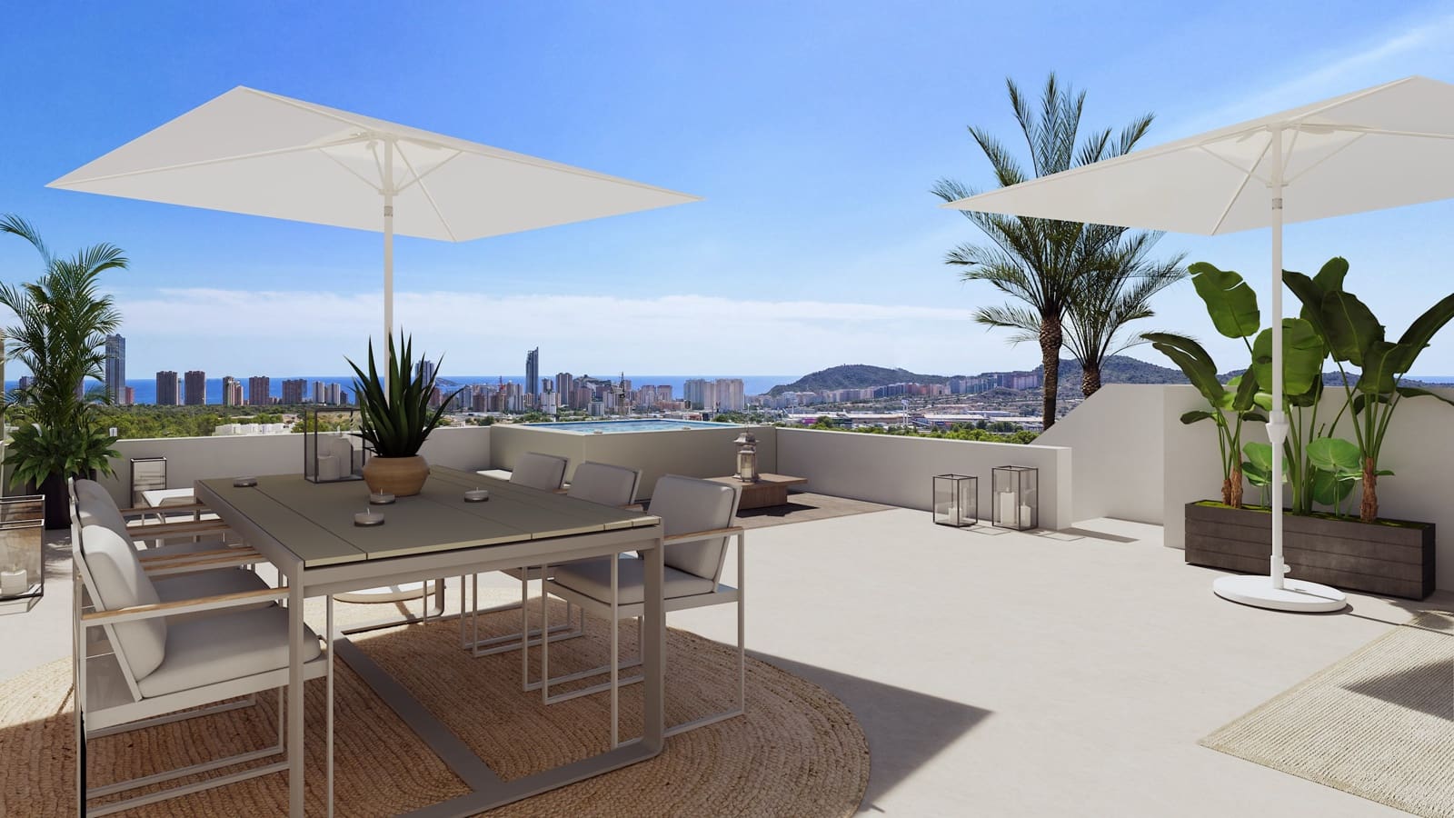 1 chambre Appartement à vendre à Finestrat avec piscine - 289 000 € (Ref: 10184087)