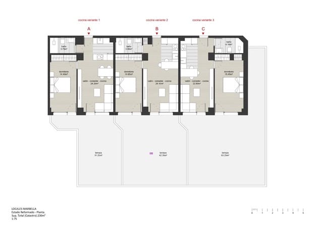 1 quarto Apartamento para venda em Marbella - 430 000 € (Ref: 10025630)