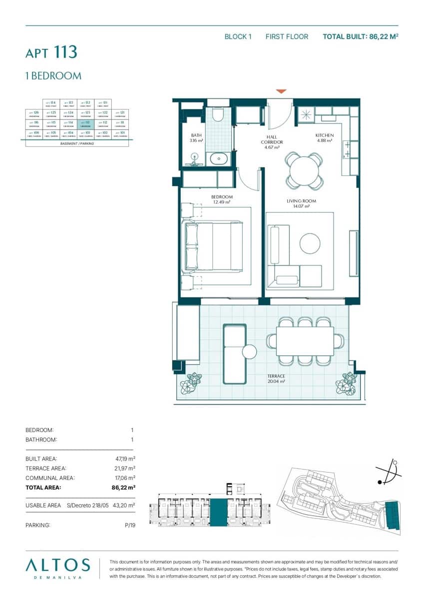 1 camera da letto Appartamento in vendita in Manilva con piscina garage - 308.760 € (Rif: 10155283)