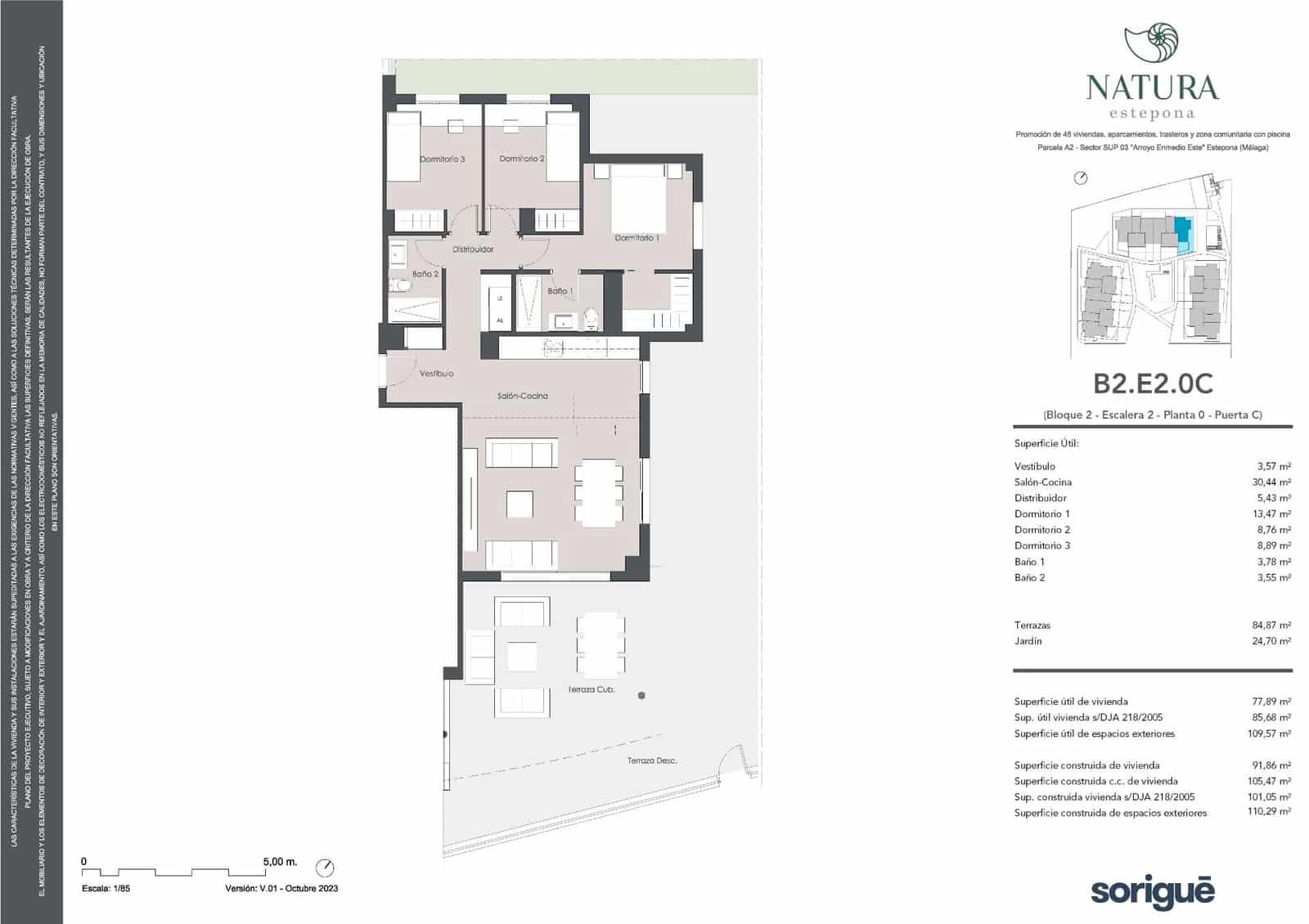 3 bedroom Apartment for sale in Estepona with pool garage - € 525,000 (Ref: 7863076)
