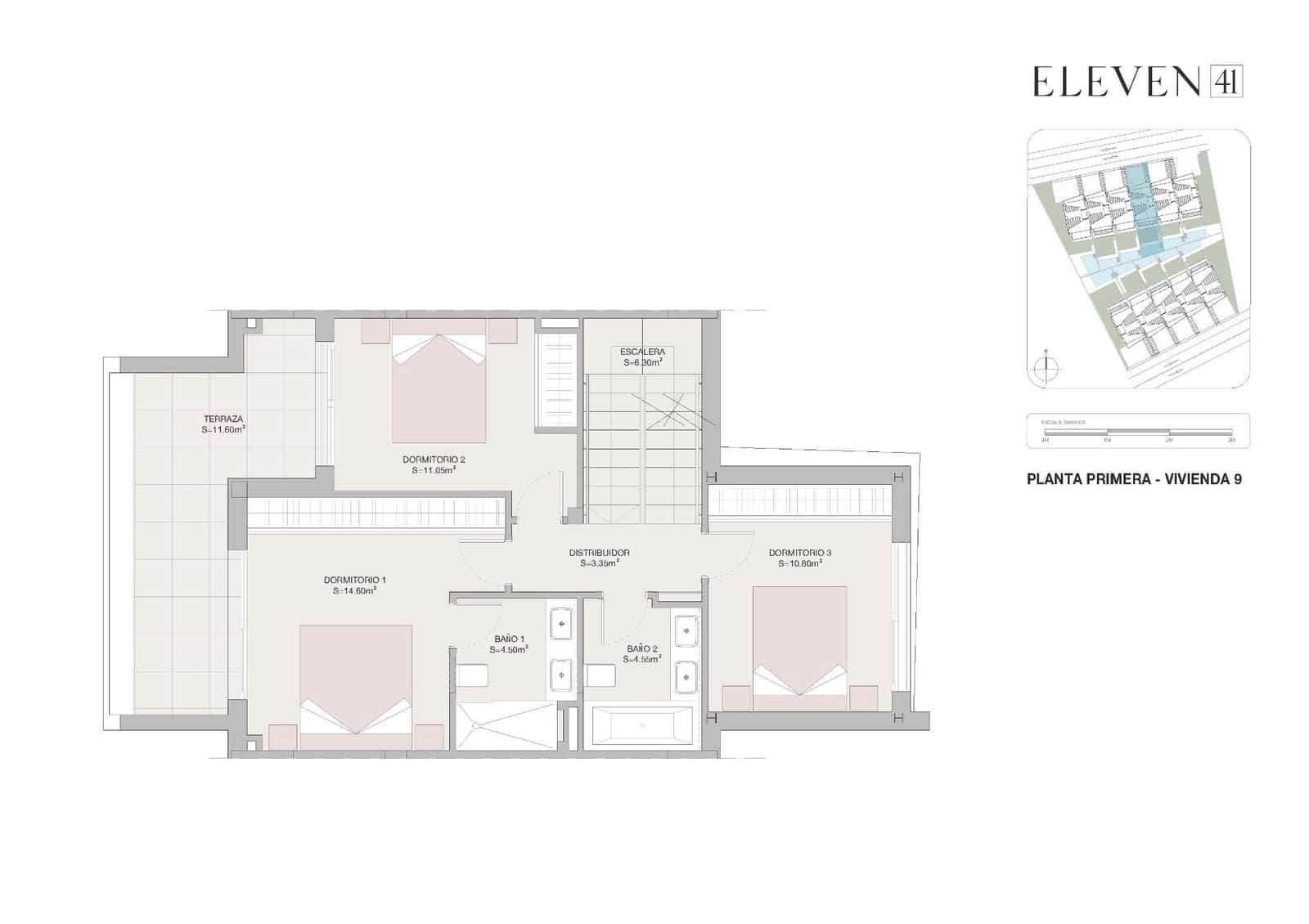 3 soveværelse Rækkehus til salg i Los Flamingos med swimmingpool garage - € 1.050.000 (Ref: 8202096)