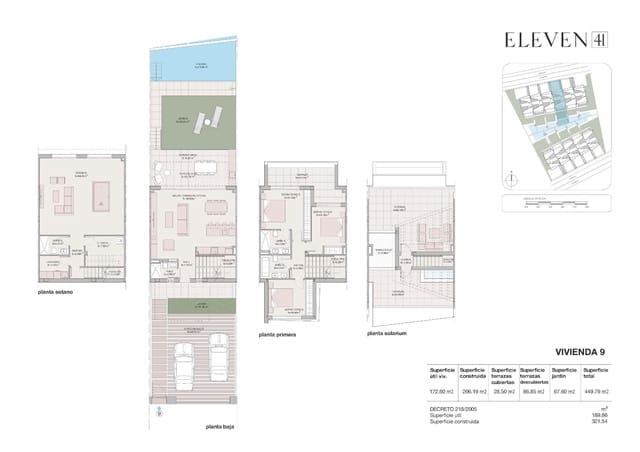 3 sypialnia Dom szeregowy na sprzedaż w Los Flamingos, Benahavís z basenem garażem - 1 050 000 € (Ref: 8202096)