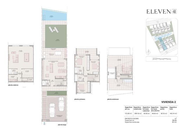 3 sypialnia Dom szeregowy na sprzedaż w Los Flamingos, Benahavís z basenem garażem - 1 020 000 € (Ref: 8202103)