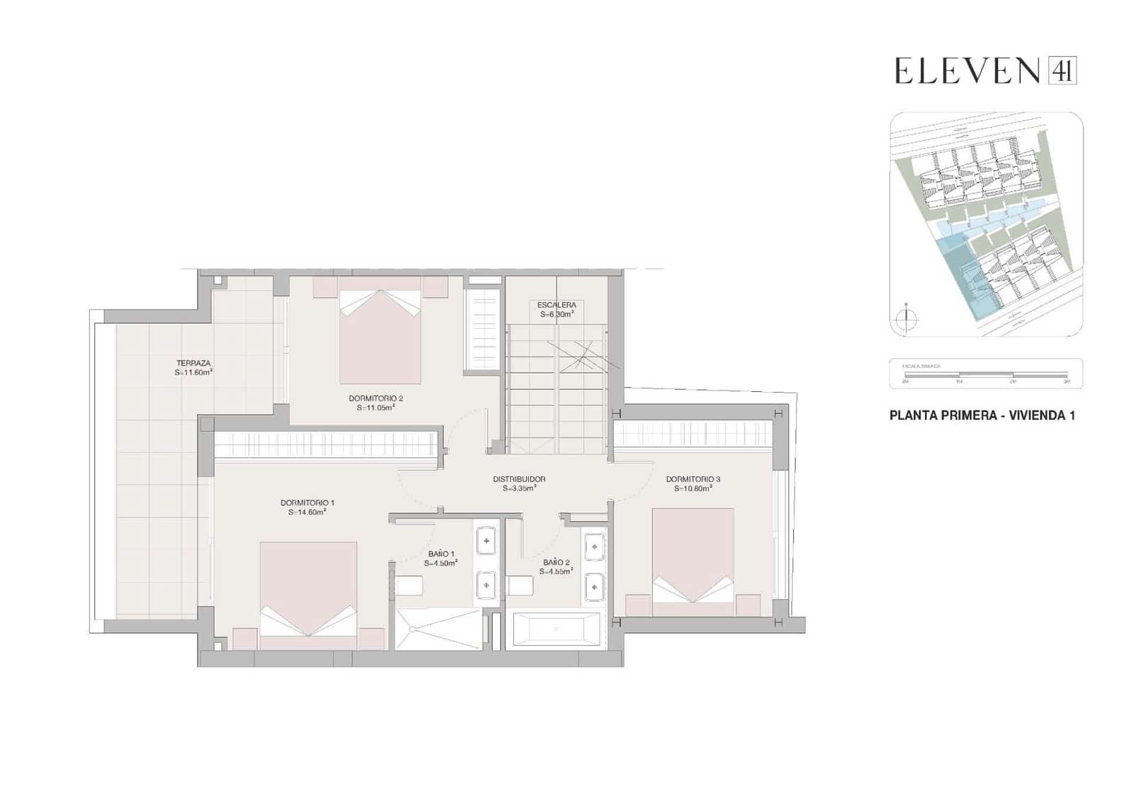 3 soveværelse Rækkehus til salg i Los Flamingos med swimmingpool garage - € 1.160.000 (Ref: 8202104)