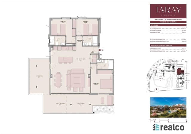 3 soveværelse Lejlighed til salg i Los Flamingos, Benahavís med swimmingpool garage - € 758.000 (Ref: 8445734)
