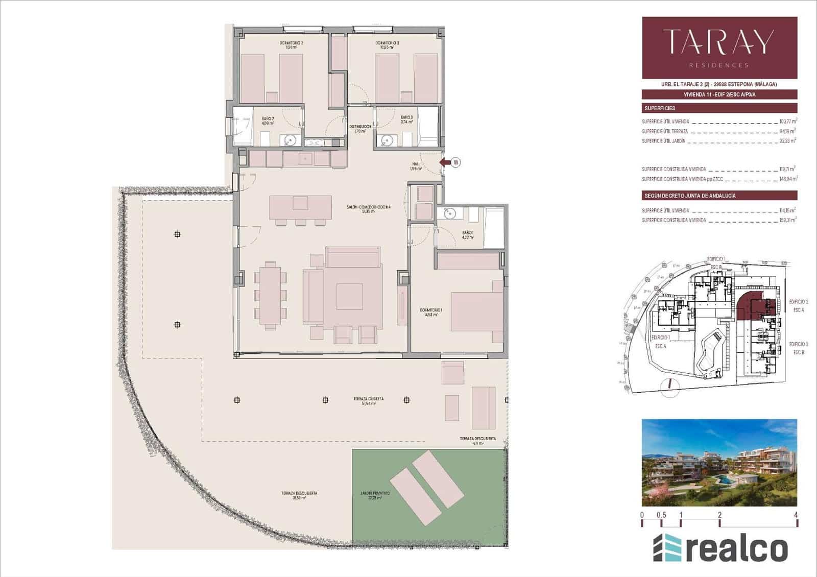 3 Zimmer Apartment zu verkaufen in Los Flamingos mit Pool Garage - 743.000 € (Ref: 8534218)