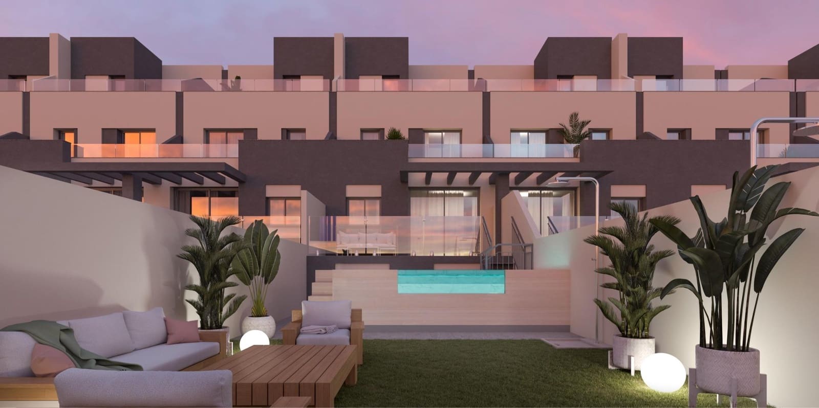 4 soveværelse Rækkehus til salg i Torrox-Costa med swimmingpool - € 422.000 (Ref: 8735689)